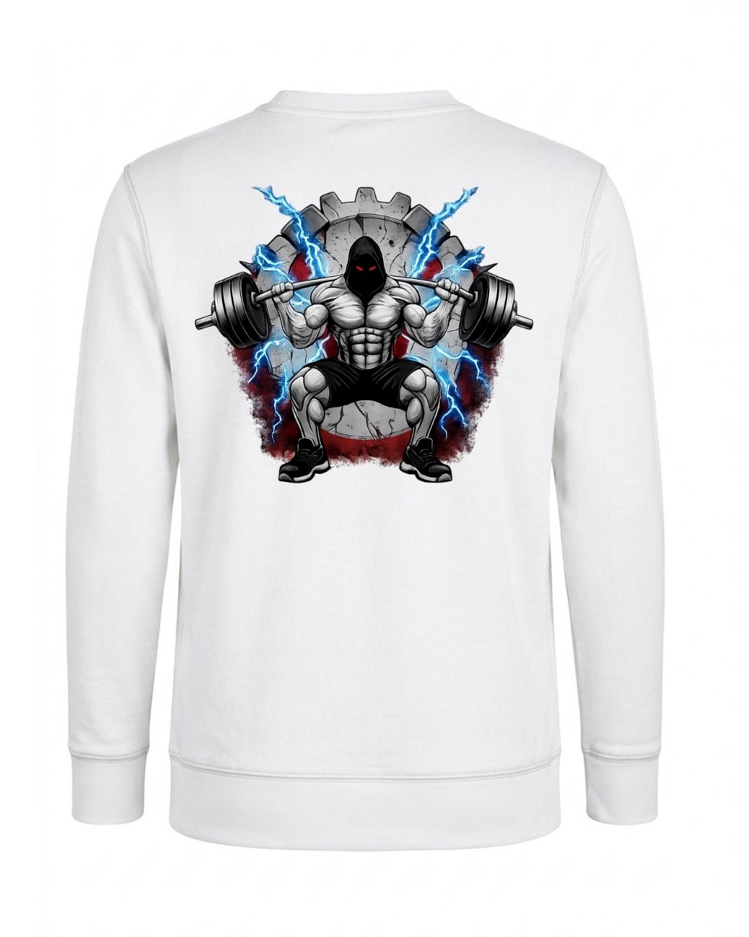 BD WEAR Titan Squat Crewneck in black, featuring a comfortable crewneck design and bold Titan Squat graphic on the front.