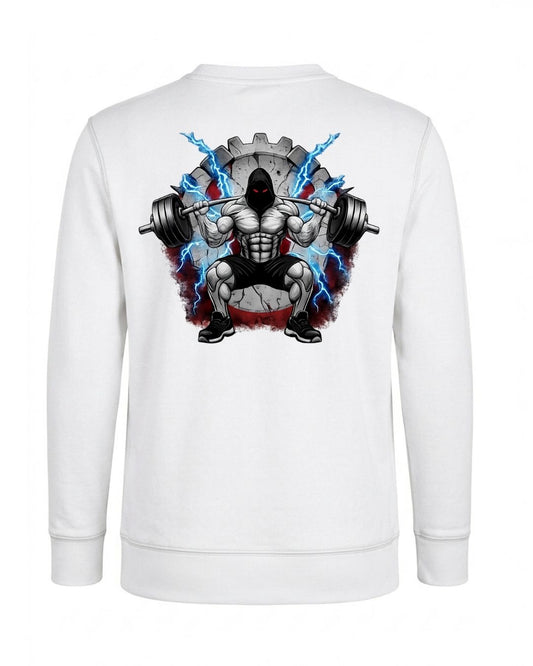 BD WEAR Titan Squat Crewneck in black, featuring a comfortable crewneck design and bold Titan Squat graphic on the front.