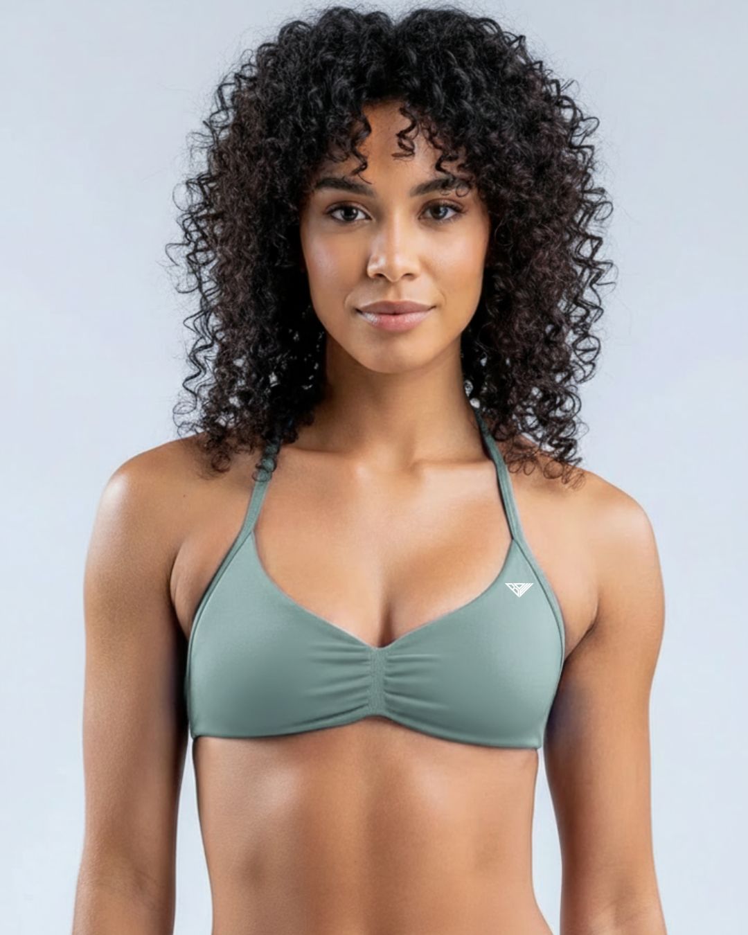 BD WEAR Alia Halter Sports Bra with supportive design, featuring a sleek halter neckline and breathable fabric for active wear.