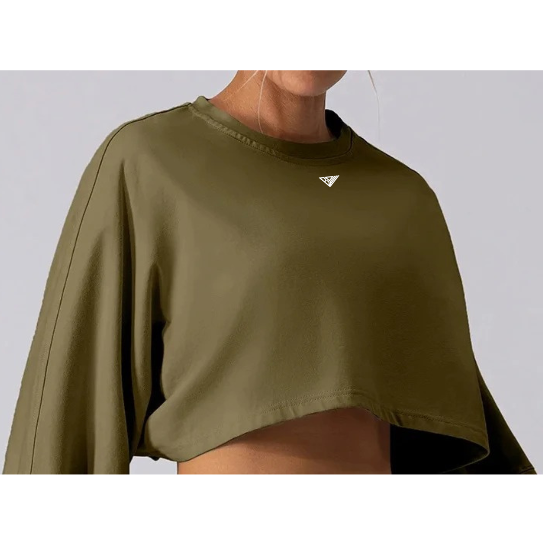 Oversized Crop T-Shirt - BD WEAR