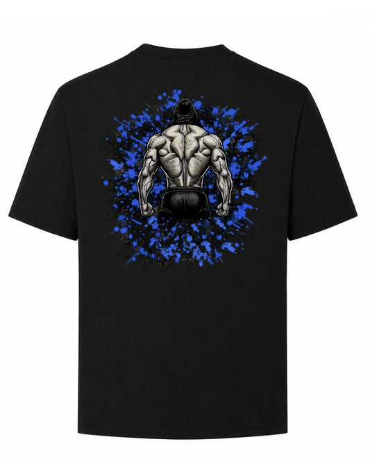 BD WEAR Titan Iron Back oversized T-shirt featuring a bold iron graphic on the back, in a relaxed fit and comfortable fabric.