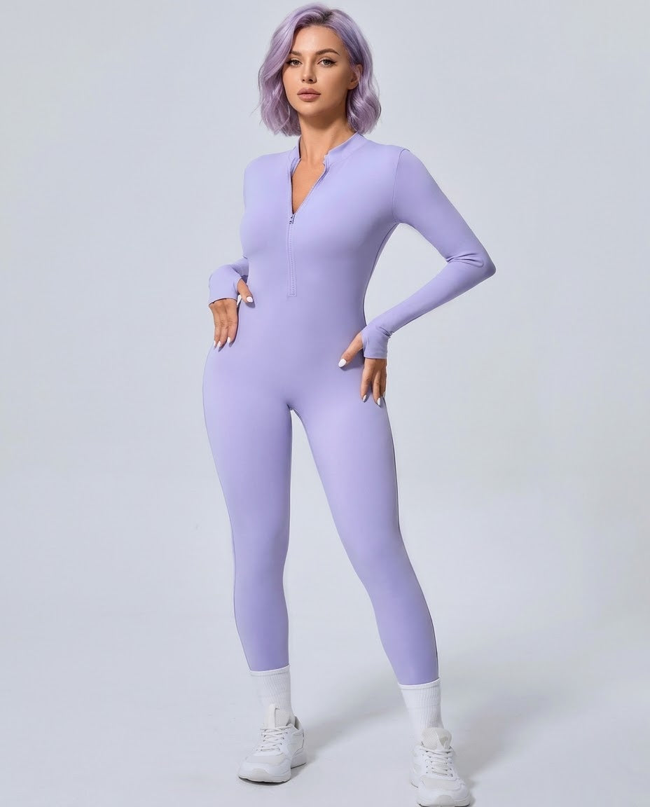 BD WEAR Solene full-body jumpsuit, stylish and comfortable, shown in a sleek black design. Perfect for casual and trendy looks.