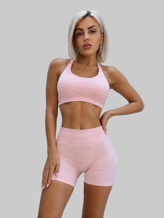 Aura Halter Shorts Set