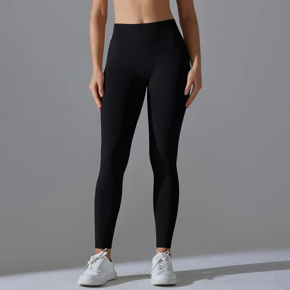 Astra Sculpt BD WEAR leggings featuring a high-waist design, stretchy fabric, and a sleek black finish.