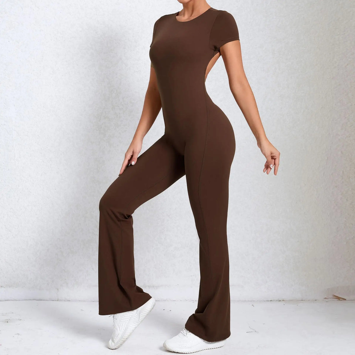 Callista Backless Flared Jumpsuit - BD WEAR