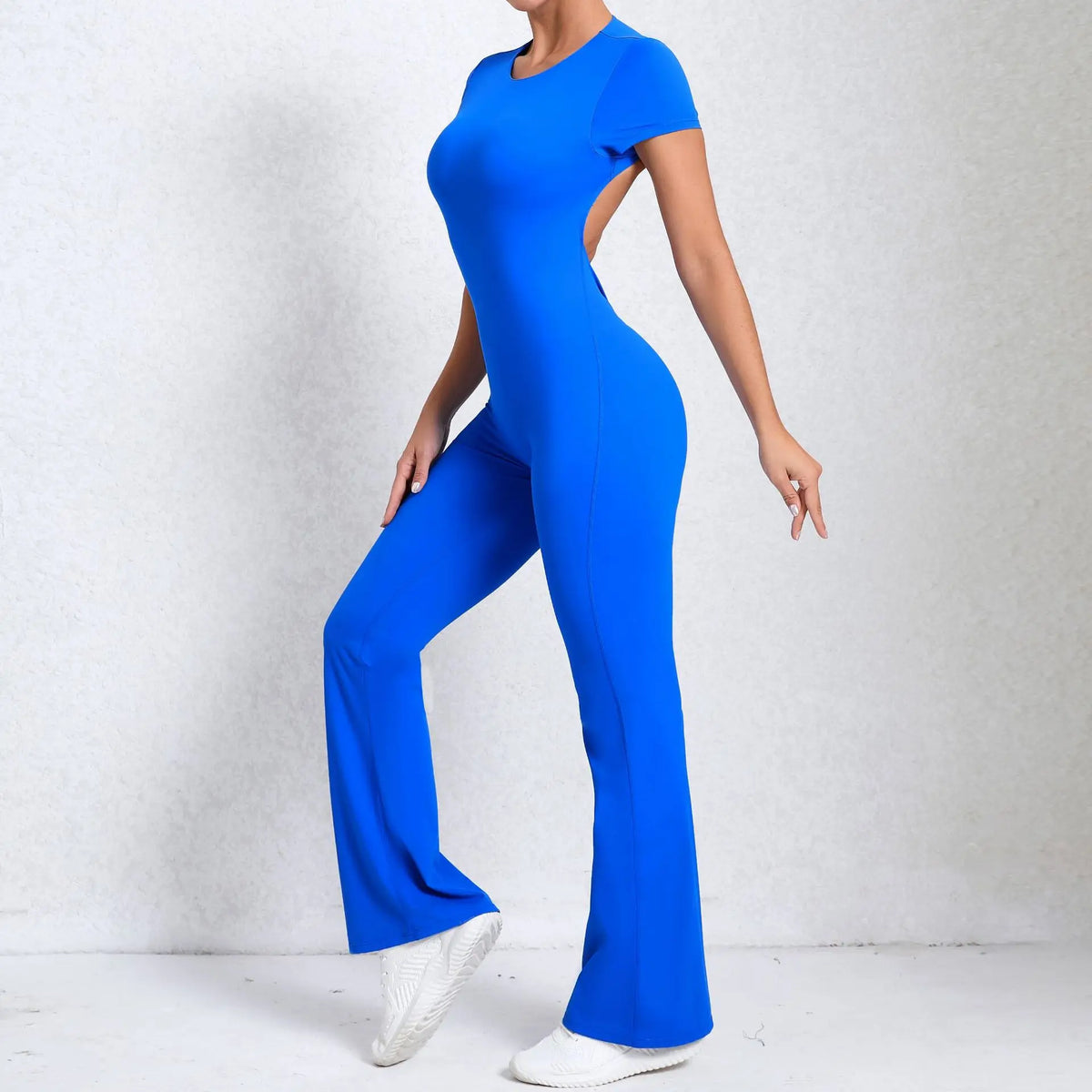 Callista Backless Flared Jumpsuit - BD WEAR