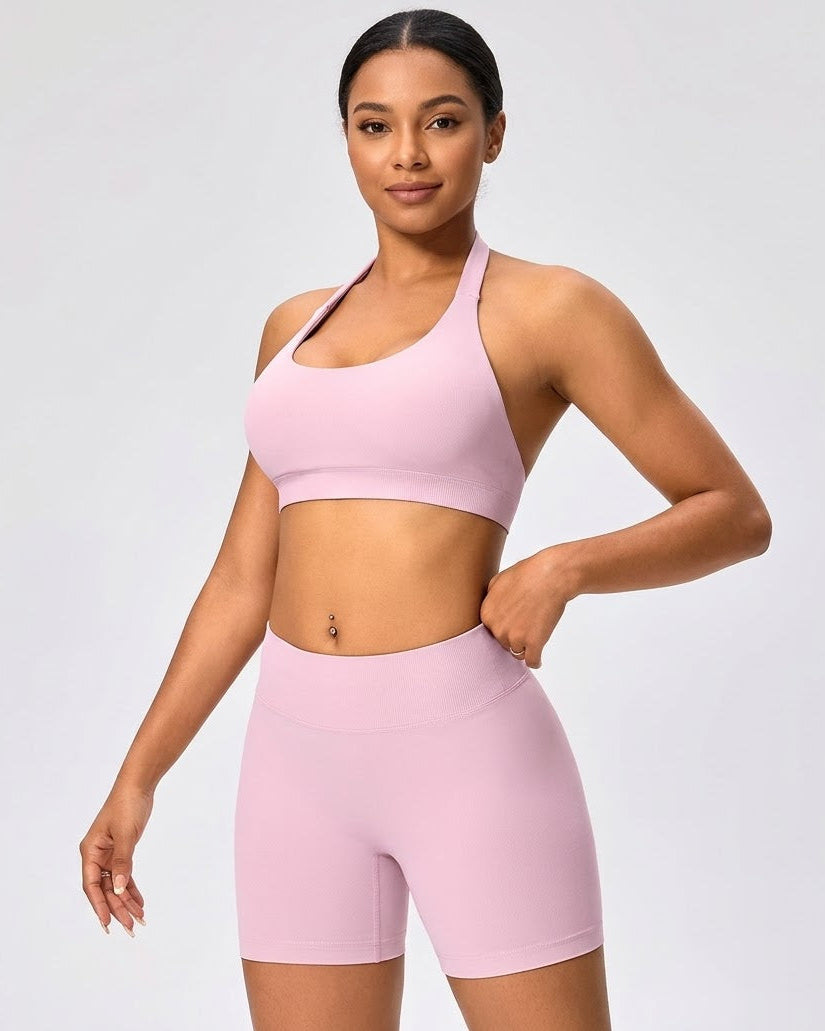 Aura Halter Shorts Set