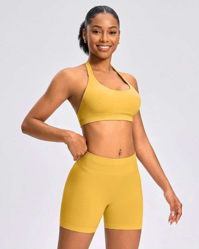 Aura Halter Shorts Set
